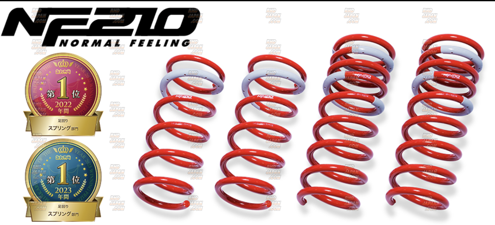 Tanabe Sustec NF210 Lowering Spring Full Set Normal Feeling